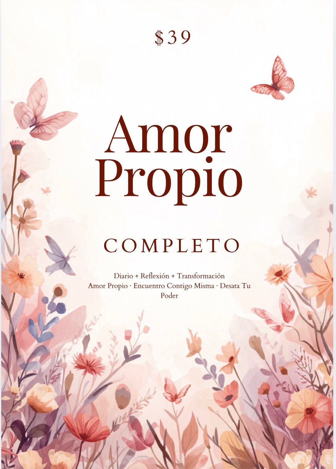 Bundle "Amor Propio Completo" — Diario + Reflexión + Transformación